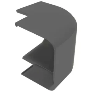 Climaplus airco leidinggoot Haakse buitenbocht 90x65mm RAL 7016 GRIJS