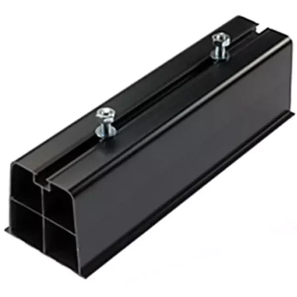 Montagebalk buitenunit van hard PVC, lengte 450 mm
