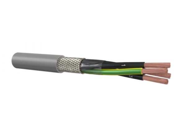 HSLCH-JZ 4x1,5mm² stuurstroomkabel afgeschermd halogeenvrij rol 100m