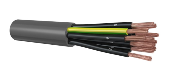 HSLH-JZ 7x1mm² stuurstroomkabel halogeenvrij - rol a 100m