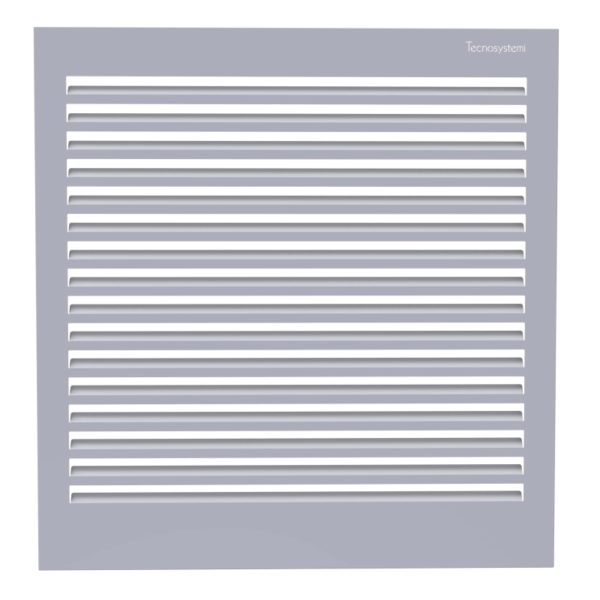 Tecnosystemi achterplaat XL stofgrijs (RAL 7037)