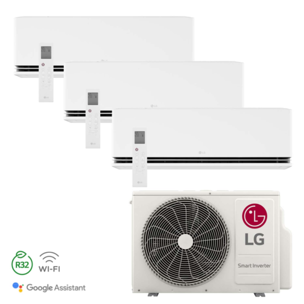 MU3R21 + P09SND + 2 P12SND LG DUALCOOL AI AIR Special Multisplit 6,2kW