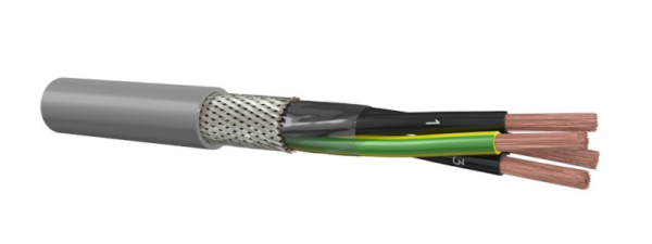 HSLCH-OZ 2x1,5mm² stuurstroomkabel afgeschermd halogeenvrij rol 500m