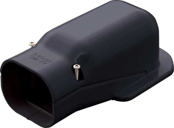SW-100-K Inaba Denko muur afdekkap Zwart