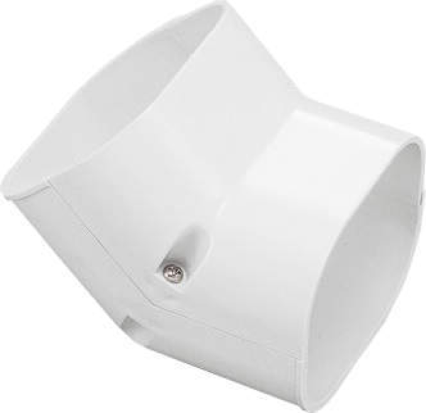 SCF-77-W Inaba Denko binnen bocht 45° Wit