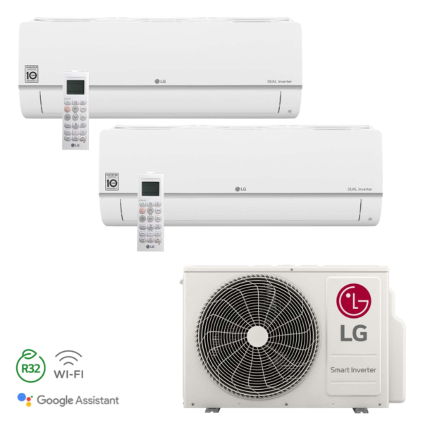 MU2R17 + 2x PZ09 LG DUALCOOL Standard Plus Multisplit 4,7kW SET