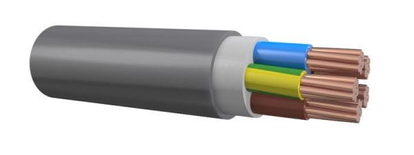 YMz1k 5x1,5mm² voedingskabel halogeenvrij - rol a 50m