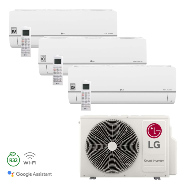 MU3R21 + 2x PZ09 + PZ12 LG DUALCOOL Standard Plus Multisplit 6,2kW