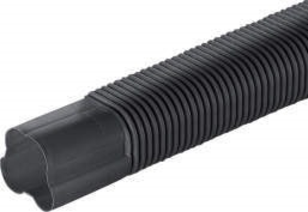 SF-77-1000-K Inaba Denko flexibele goot 1000mm Zwart
