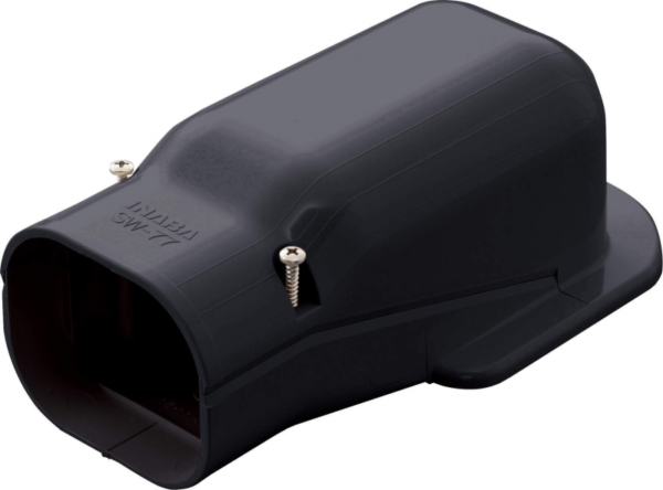 SW-77-K Inaba Denko muur afdekkap Zwart