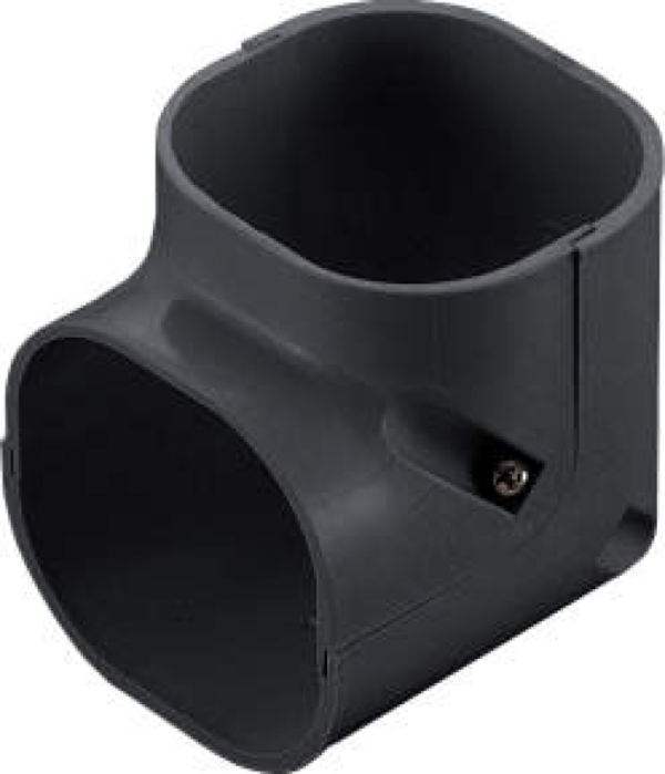 SCM-77-K Inaba Denko korte bocht 90° Zwart