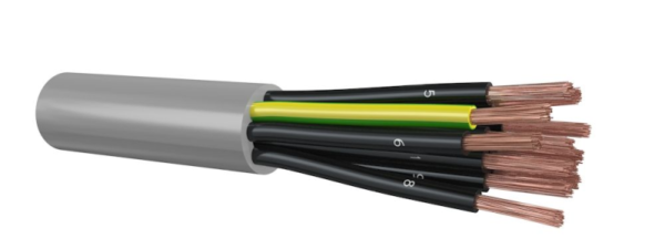 HSLH-JZ 4x1mm² stuurstroomkabel halogeenvrij - rol a 100m